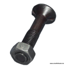 Pflugschraube DIN 11014 M20 x 2,5 x 40 mit Sechskantmutter 11014/20x40 Europäische EA-Qualität