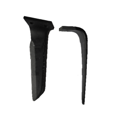 Dent gauche forgée pour herse rotative PERUGINI 330415 adaptable