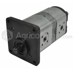 Pompe hydraulique 19 + 11 cm³ pour tracteur adaptable - REXROTH