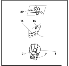 Courroie trapézoïdale pour moissonneuse batteuse JOHN DEERE Z56959 adaptable