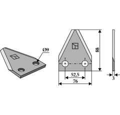 Faresin Futtermischwagenmesser 	30842.8750