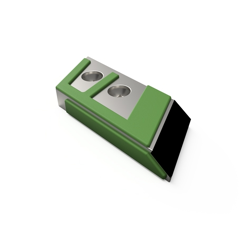 Pointe plate Gauche carbure et rechargement pour charrue AMAZONE VNPK8.011.02A adaptable