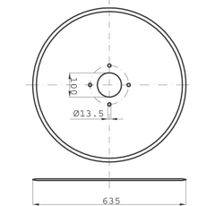 Disque pour arracheuse de pommes de terre GRIMME 089.00018 adaptable