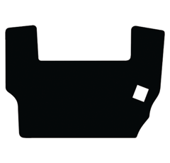 Tapis de sol cabine en velours noir cabine tracteur CASE IH 5120 - 5150