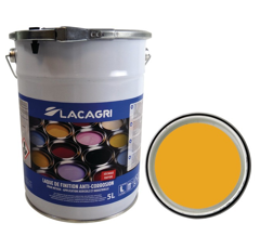 Peinture de finition Jaune CATERPILLAR seau 5L| LACAGRI