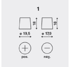 Batterie  LUCAS Premium LP668 12V - 110Ah - P+ en bas à droite