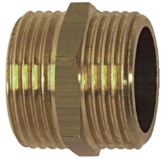 Mamelon male/male laiton 12 x 17