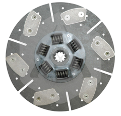Disque d'avancement cera-métallique à ressort - libre pour tracteur CASE IH 3137677R3 adaptable