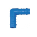 Raccord coudé cannelé 6 mm à 2 mm adaptable