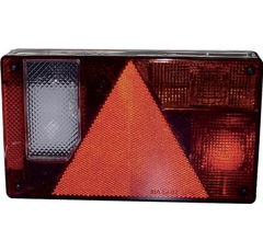 Lichtscheibe Rückleuchte rechts 6 Funktionen -  235 x 135 mm Nachbau