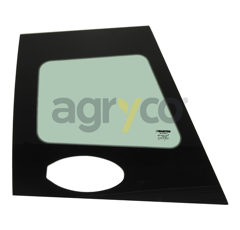Vitre de porte inferieuregauche - plate - teintee pour téléscopique MANITOU 52675019 adaptable