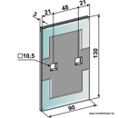 Abstreifer für Packerwalze,  beschichtet 3492004N Lemken Nachbau