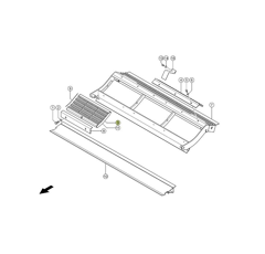 Segment de contre batteur pour moissonneuse CLAAS 757441.1 adaptable