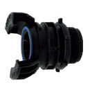 Raccord pompier fileté mâle avec verrou ø 50 x 2" en polypropylène