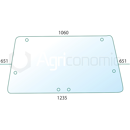 Vitre arrière verte pour machine agricole FORD 83989673 adaptable