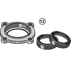 Tapa con junta hermética del árbol adaptable - BlackSteel©