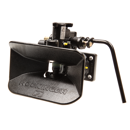 Flanschzugmaul  140x80 mm, Ø 38 mm Schwarz RO841B40100      