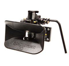 Flanschzugmaul  140x80 mm, Ø 38 mm Schwarz RO841B40100      