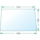 Pare-brise clair tracteur BELARUS 650S6700018 adaptable