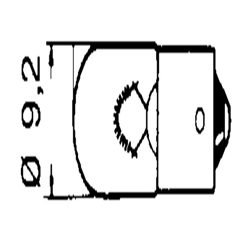Kontrolleuchten 12 V 2 W BA9S - Scheinwerfer und Leuchten (10 Stück)