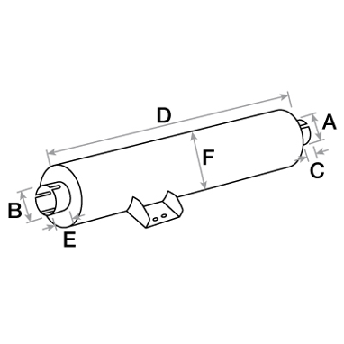 Tuyau D'Échappement Avant VEGAZ Réf HOR-48 - Longueur ~550-565mm - Poids 2.3kg - Neuf