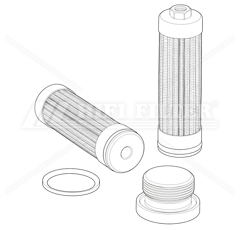 Kit filtre hydraulique adaptable HIFI FILTER KH52479