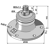 Palier 6 trous pour déchaumeur MASCHIO GASPARDO R18127301R adaptable - BlackSteel©
