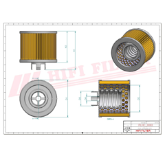 Filtre hydraulique adaptable HIFI FILTER SH52200