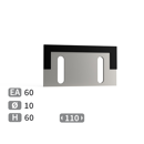 Grattoir avec plaquettes carbure 110 mm RIBOULEAU adaptable