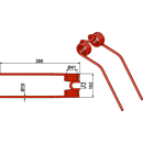 Dent de fenaison pour faneuse CLAAS 9023442 adaptable - BlackSteel©