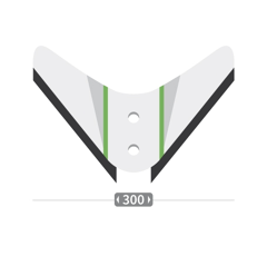 Aileron de déchaumeur carbure KONGSKILDE 5000650 adaptable