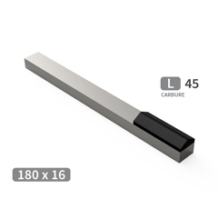 Mise à souder carbure pour herse étrille TOUTES MARQUES 180x16 mm adaptable