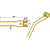 Dent de fenaison jaune pour faneuse NIEMEYER 600040 adaptable - BlackSteel©