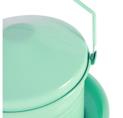 Nourrisseur trémie émaillé vert d'eau 3 L - 4 poules - CHICK'A