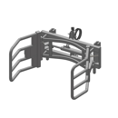 Pince balle hydraulique pour MERLO adaptable