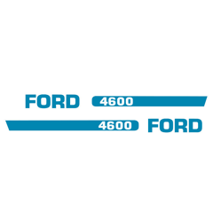 Kit d'autocollants pour tracteur FORD 83928528 adaptable