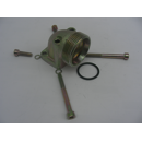 Winkel-Schraubflansch 90°   AG 45x2Lochkreis 40mm, max. Betriebsdruck 100 barO-Ring 26x2.5, 4-Loch-Flansch  WF40CEL35