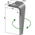 Dent droite pour herse rotative AGRAM adaptable - Blacksteel©