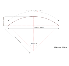 Garde boue pour tracteur DUNLOFLEX R68190 adaptable (Vendu par 2)