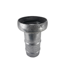 Raccord cannelé galva ROTO 120 femelle