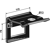 Halter für Zinken 32x10 - 40x40 - Bohrung 13 - 0.275 kg