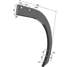 Dent pour déchaumeur GREAT PLAINS P16863 adaptable 