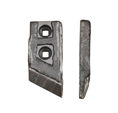 Pointe biais Droite à boulonner carbure et rechargement MICHEL adaptable