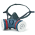 Semi-máscara Serie 7000 con filtros A2P3