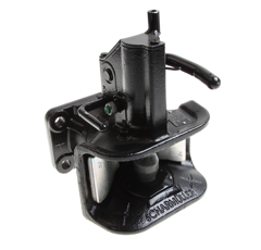 Flanschzugmaul  140x80 mm, Ø 38 mm Schwarz Scharmüller