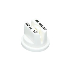 Flachstrahldüse TEEJET XR VP 110° 08 weiß mit Plastikeinsatz