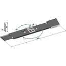 Couteau droit pour broyeur RÖLL 690622 adaptable - Blacksteel©