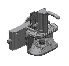Zugmaul automatisch,W= 295 S32, Ø 38 mm Bolzen, CH-I, Schwarz    