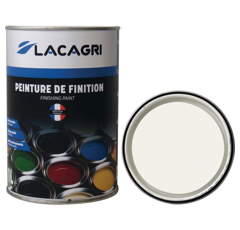 Peinture de finition Blanc brillant UNIVERSEL pot 1L| LACAGRI