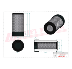 Filtre à air adaptable HIFI FILTER SA16658